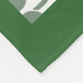 モノグラムシャムロックフリースブランケット フリースブランケット (角)