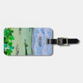 モノグラムシャムロック ラゲッジタグ (正面横)