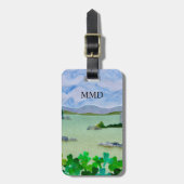 モノグラムシャムロック ラゲッジタグ (正面縦)