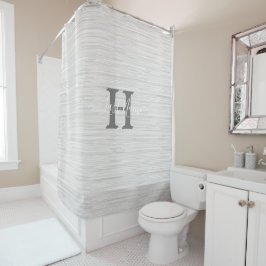 モノグラムシャワーカーテンHAMbyWG シャワーカーテン