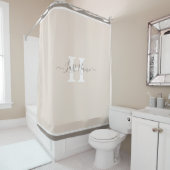 モノグラムシャワーカーテンHAMbyWG シャワーカーテン (インサイチュ)