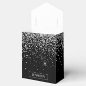 モノグラムシルバーグラムグリッタースパークル名 フェイバーボックス (オープン)