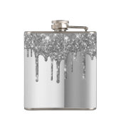 モノグラムシルバーグリッタードリップスパーガーリークル フラスク (裏面)