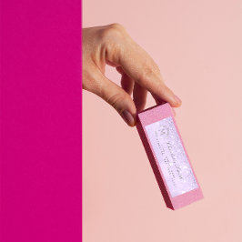 モノグラムシルバーグリッターラベンダーRSVPブライダル ラベル