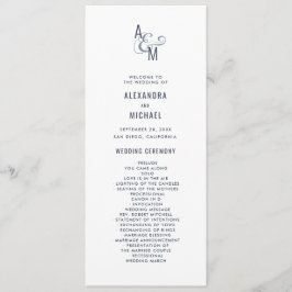 モノグラムシンプルタイポグラフィはっきりしたミニマ結婚リスト プログラム