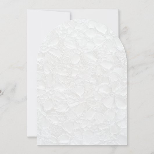 モノグラムシンプルホワイト結婚式招待状 招待状 (裏面)