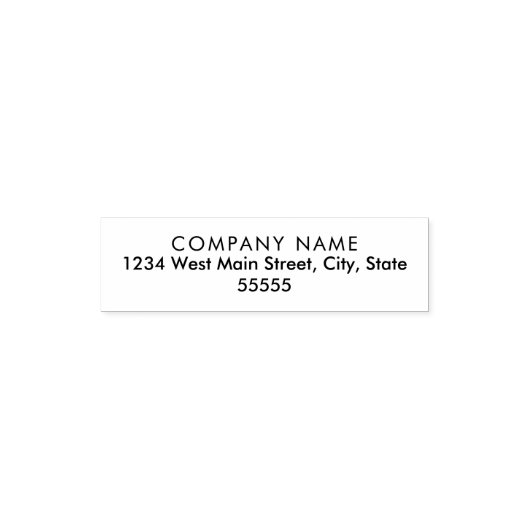 モノグラムシンプルリターンラベル セルフインキングスタンプ (デザイン)