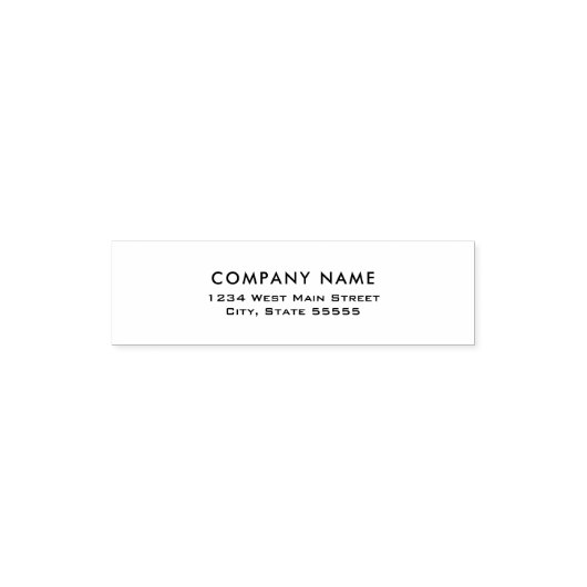 モノグラムシンプルリターンラベル セルフインキングスタンプ (デザイン)