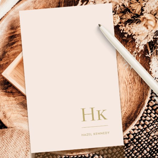 モノグラムシンプル赤面フェミニンソーシャルノテカード ノートカード