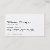 モノグラムシンプル 名刺 (裏面)