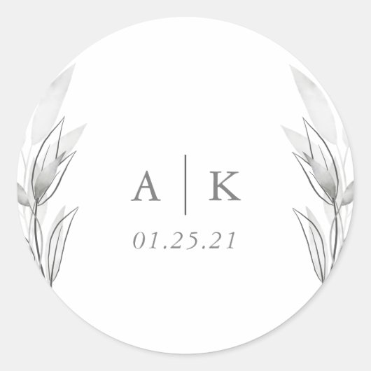 モノグラムシール ラウンドシール (正面)