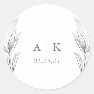 モノグラムシール ラウンドシール