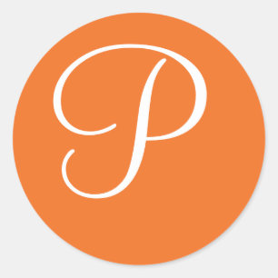 モノグラムシ結婚ールのモノグラムシール ラウンドシール