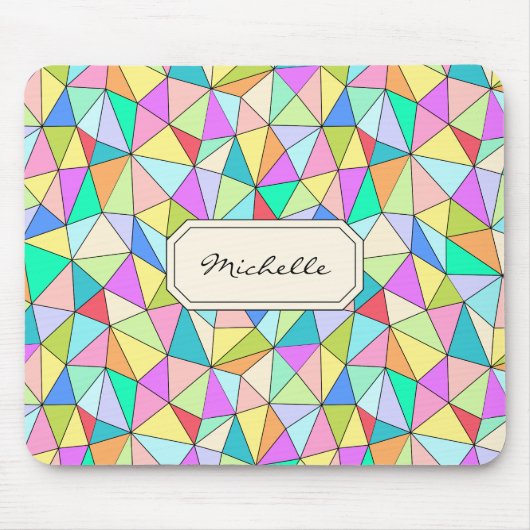 モノグラムジオメカラフルルティックブライトマウスパッド マウスパッド (正面)