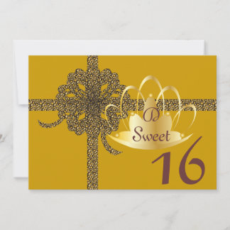 モノグラムジャングルSweet sixteen招待状- 招待状
