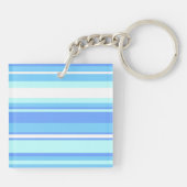 モノグラムスカイブルーストライプ キーホルダー (裏面)