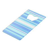 モノグラムスカイブルーストライプ クレジットカード栓抜き (裏面アングル)