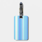モノグラムスカイブルーストライプ ラゲッジタグ (裏面縦)