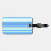 モノグラムスカイブルーストライプ ラゲッジタグ (裏面横)