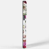 モノグラムスクリプトフローラ水彩ガーデンフラワー Case-Mate iPhoneケース (裏面 / 右)