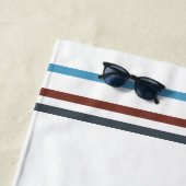 モノグラムスクリプトプレイドタータンチェッククランアンダーソンのチェック ビーチタオル (インサイチュ)