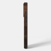 モノグラムスクリプト名素朴Printed Wood Case-Mate iPhoneケース (裏面 / 左)