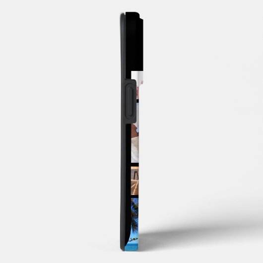 モノグラムスクリプト名17フォトコラージュカスタムカラー Case-Mate iPhoneケース (裏面 / 右)