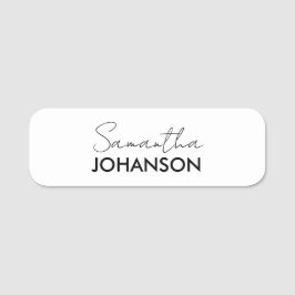 モノグラムスクリプト名 |ミニマモダンリストシンプル 名札