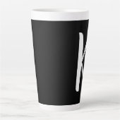 モノグラムスクリプト カフェラテマグ (正面)