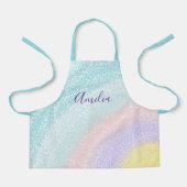 モノグラムスタイリッシュの子供 エプロン (正面)