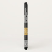 モノグラムスタイリッシュグリッター Case-Mate iPhoneケース (裏面/左)