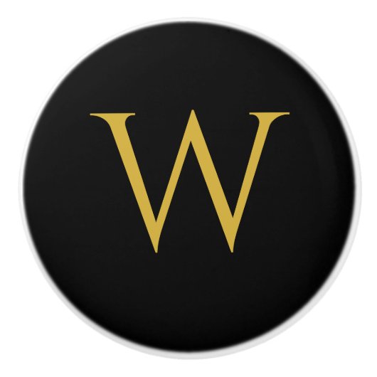 モノグラムスタイリッシュセラミック家具ノブ セラミックノブ (正面)