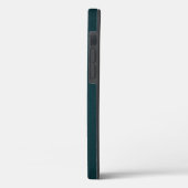 モノグラムスタイリッシュダークグリーン Case-Mate iPhoneケース (裏面 / 左)