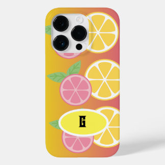 モノグラムスタイリッシュピンク&イエロー Case-Mate iPhone 14 PROケース