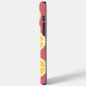 モノグラムスタイリッシュピンク&イエロー Case-Mate iPhoneケース (裏面 / 左)