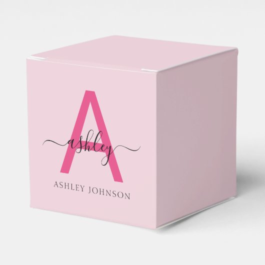モノグラムスタイリッシュホッモダントピンク フェイバーボックス (正面サイド)