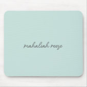 モノグラムスタイリッシュ海スプレーモダンスクリプト マウスパッド (正面)