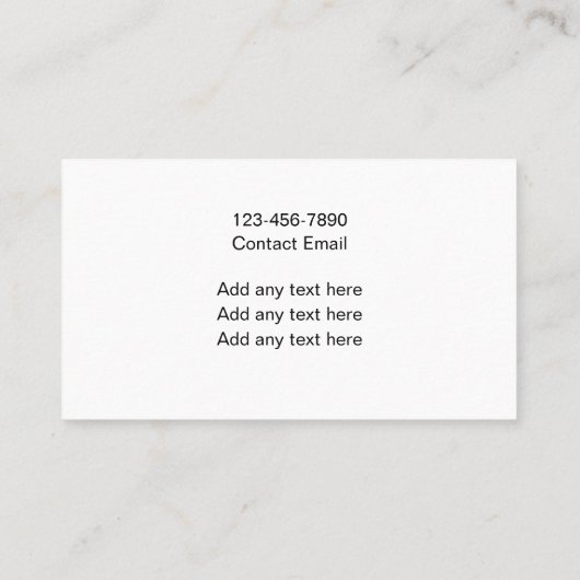 モノグラムスタイリッシュ設計の名刺 名刺 (裏面)