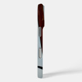 モノグラムスタイリッシュ赤い飛行機の写真、航空 Case-Mate iPhoneケース (裏面 / 右)