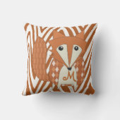 モノグラムスタイルキツネ枕 クッション (裏面)