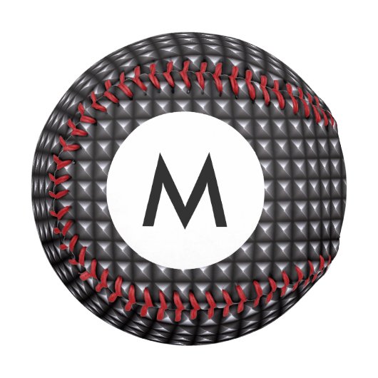 モノグラムスタッド鋼組織 野球ボール (正面左)