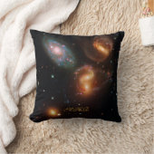 モノグラムステファンクインテット深い宇宙スター銀河系 クッション (ブランケット)