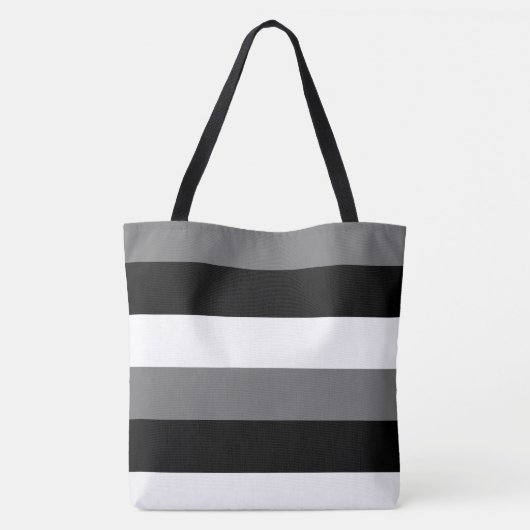 モノグラムストライプのオールオーバープリントトート トートバッグ (裏面)