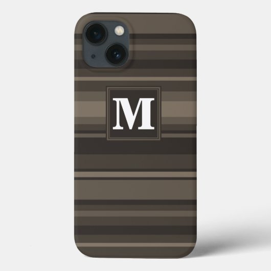 モノグラムストライプトープのケース – メイトiPhoneケース Case-Mate iPhoneケース (裏面)