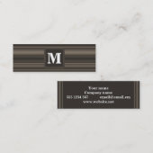 モノグラムストライプトープ スキニー名刺 (正面/裏面)