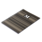 モノグラムストライプトープ ノートブック (左側)