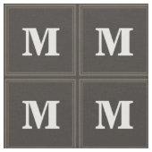 モノグラムストライプトープ ファブリック (クローズアップ)