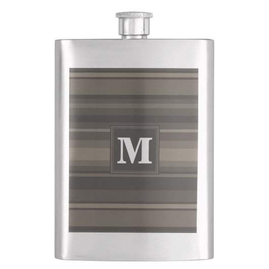 モノグラムストライプトープ フラスク (正面)