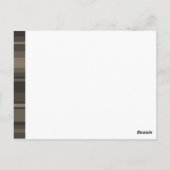 モノグラムストライプトープ ポストカード (裏面)