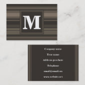 モノグラムストライプトープ 名刺 (正面/裏面)